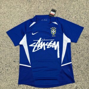 2002 Brazil away x stussy Limited Jersey